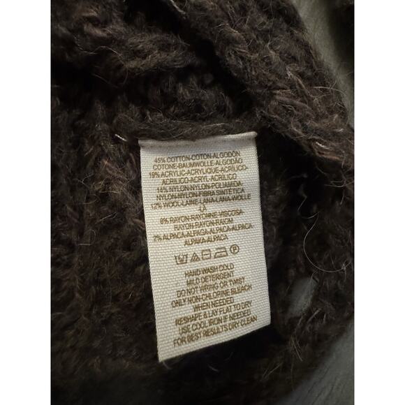 Free People Mauve Bell Long Sleeve Knit Pullover Boat Neck Women Sweater Size S - Picture 4 of 9